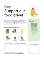 Food Drive Flyer